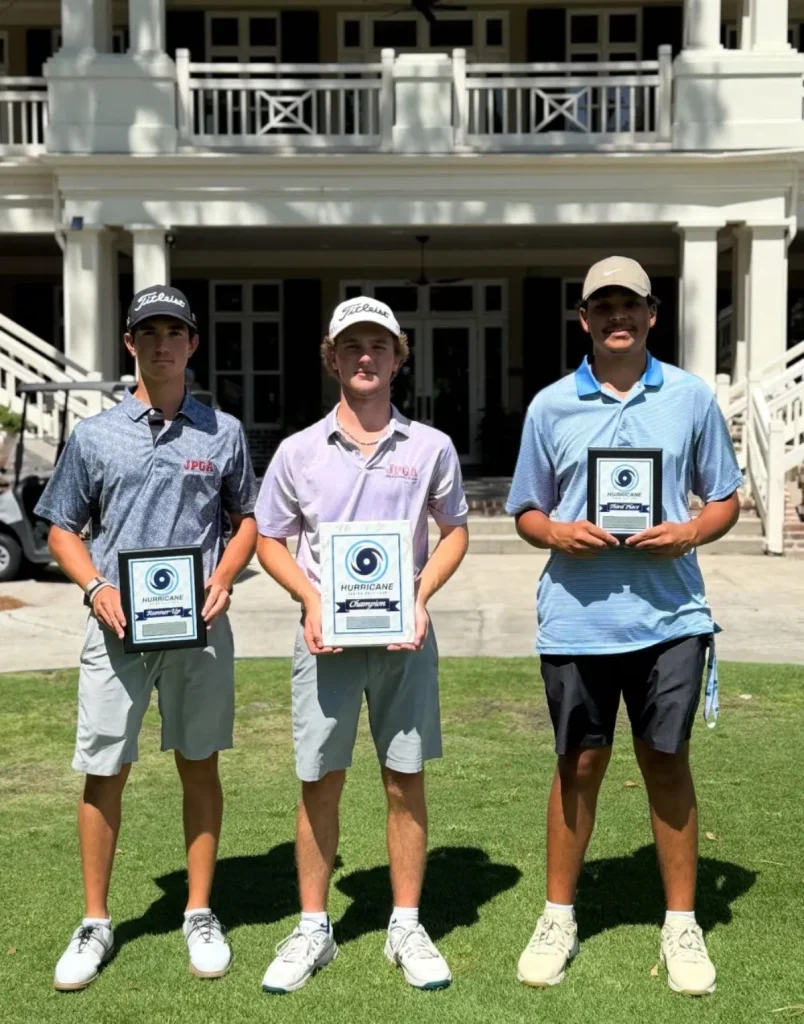 JPGA Juniors with HJGT Winning Certificate
